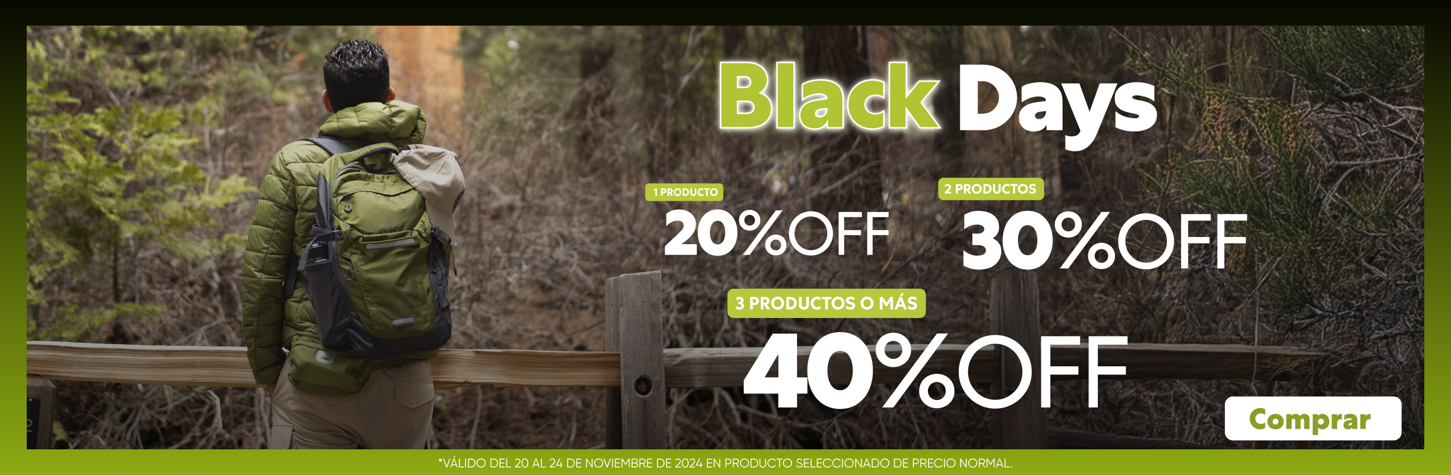 Black Days Totto con hasta 40% de descuento en producto seleccionado.